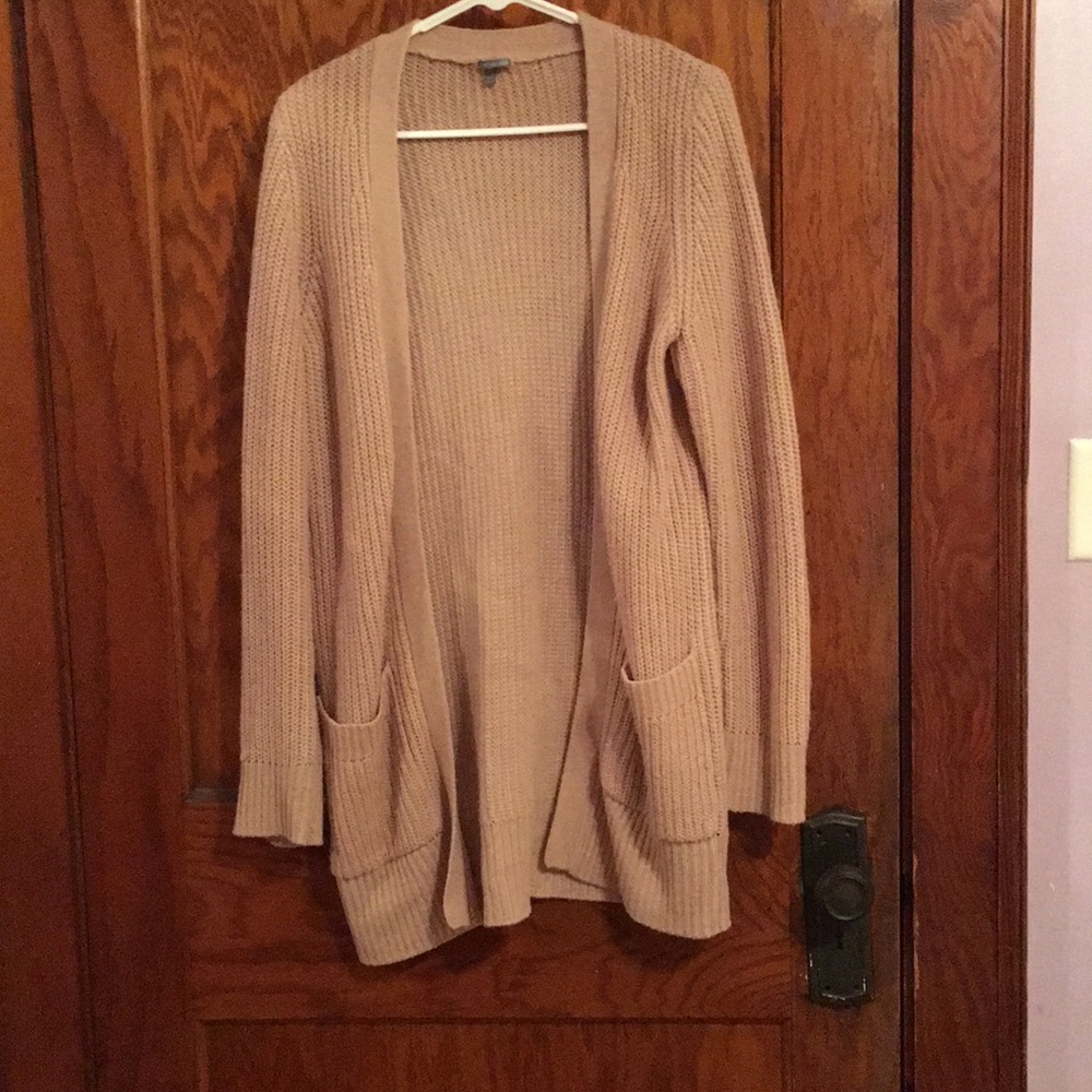 CHARLOTTE RUSSE BLUSH PINK CARDIGAN